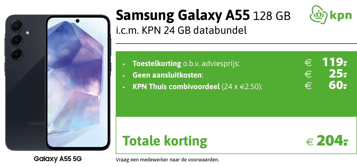 kortingstabel S24 KPN