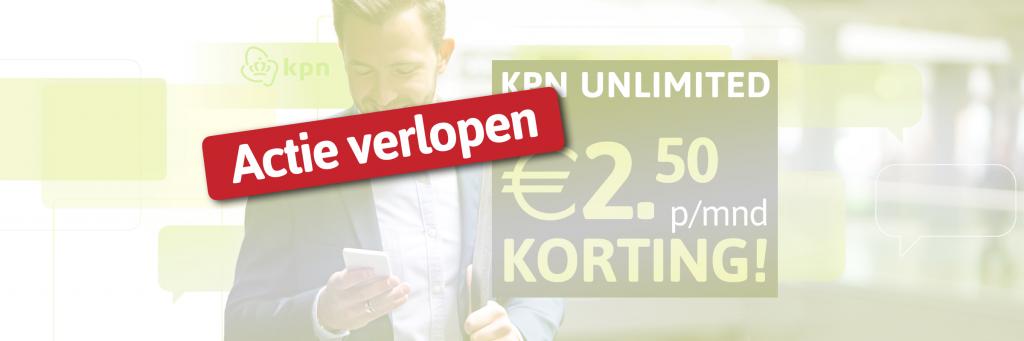 KPN unlimited korting