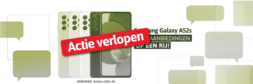 Alle Samsung Galaxy A52s (5G) aanbiedingen op een rij!