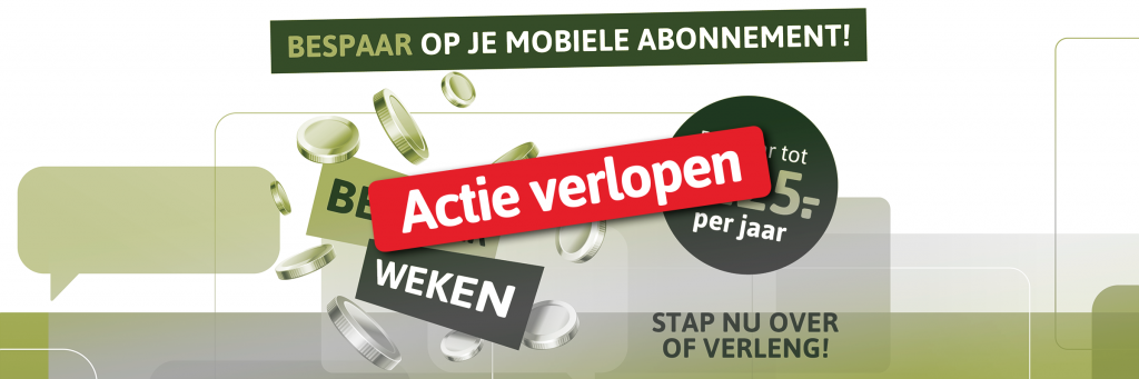 Verlopen bespaarweken mobiel 