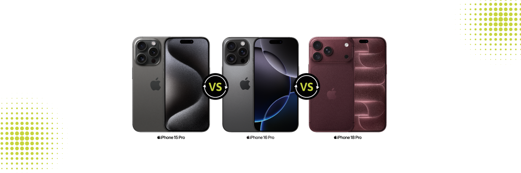 iPhone 18 Pro vs iPhone 16 Pro vs iPhone 15 Pro: is upgraden de moeite waard?